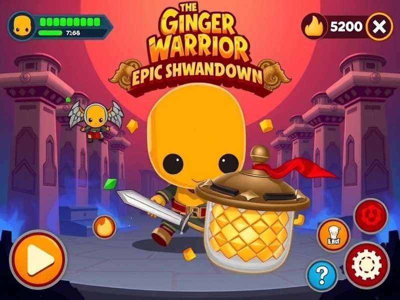 Ginger Warrior Epic Showdown gameplay screenshot